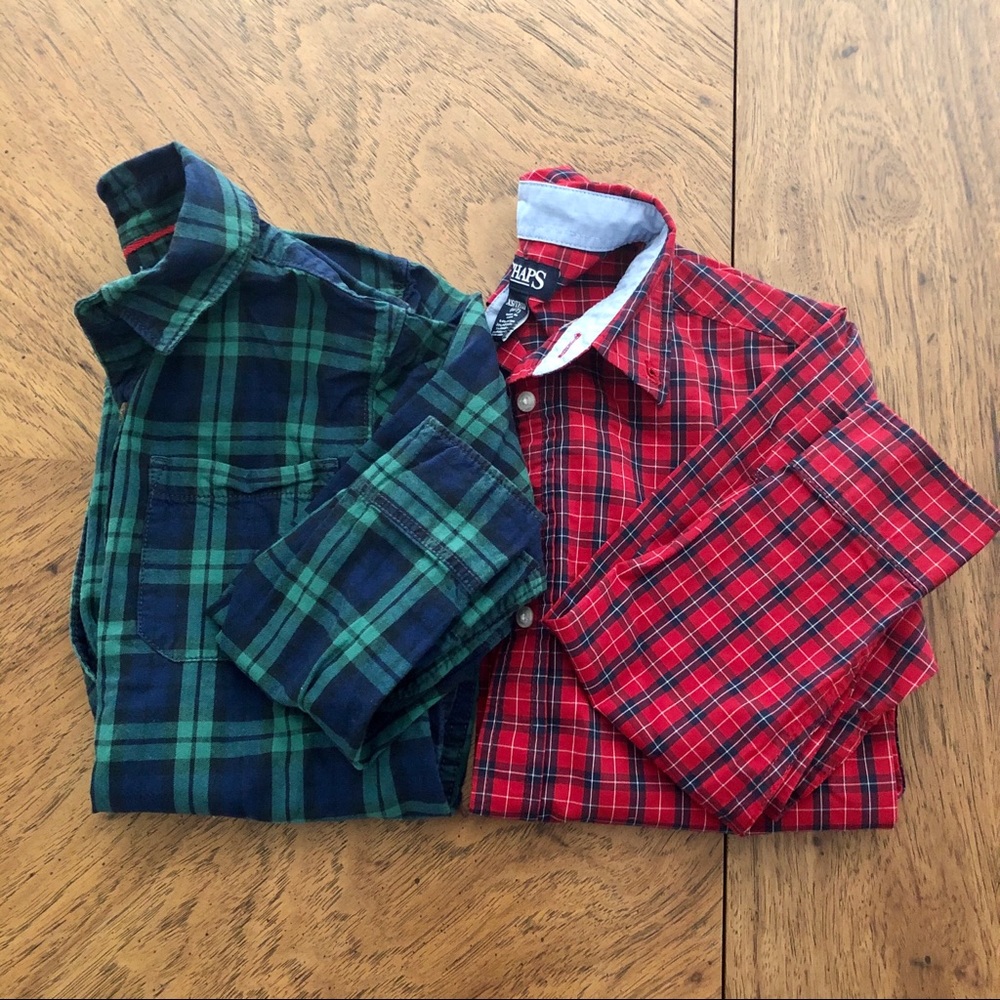 Boys Button Down Shirts Size 6 - Lot of 2